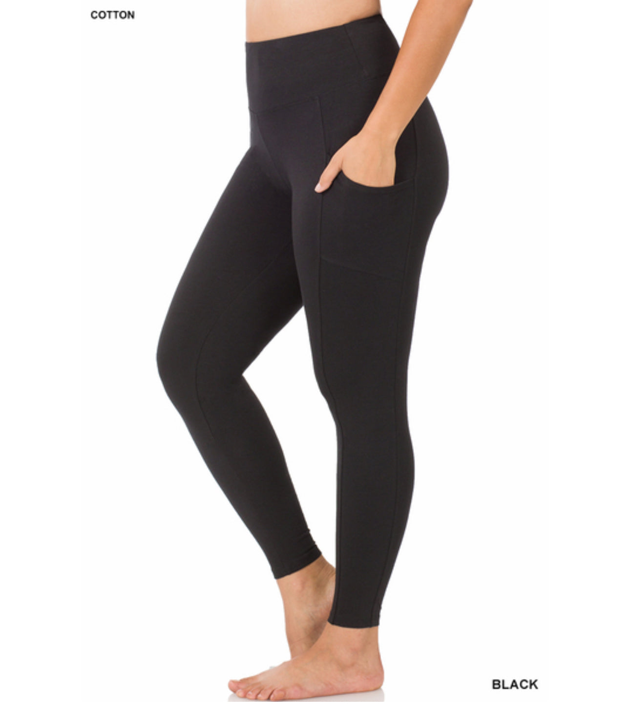 Active Lifestyle Workout Leggings High Waist Leggings Functional Pockets Fashionable Casual Wear Fitness Fashion Seamless Design plus sized style black leggings